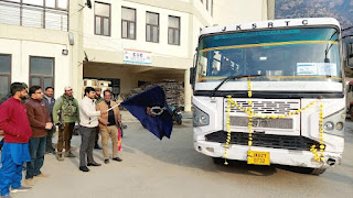 DC Kishtwar Flags-off SRTC Bus to Kuchhal Symbol Area