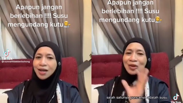 Tonton: Penceramah ini dakwa minum susu berlebihan boleh mengundang kutu