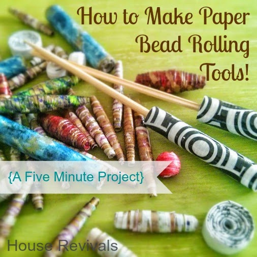 House Revivals: How to Make Your Own Paper Bead Roller