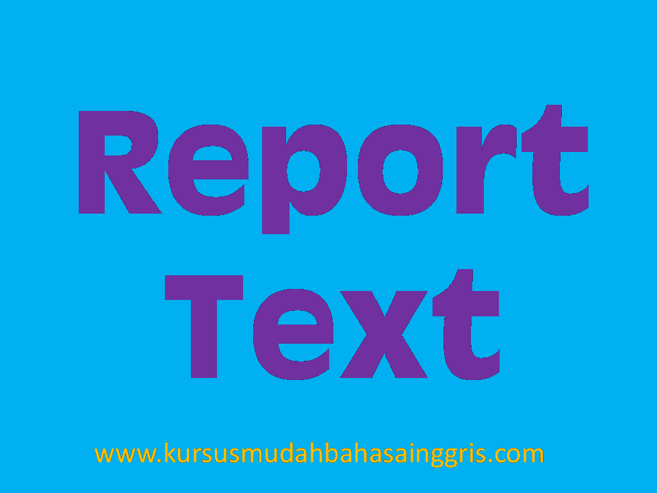 Pengertian, Struktur, Ciri dan Contoh Report Text  RossAna