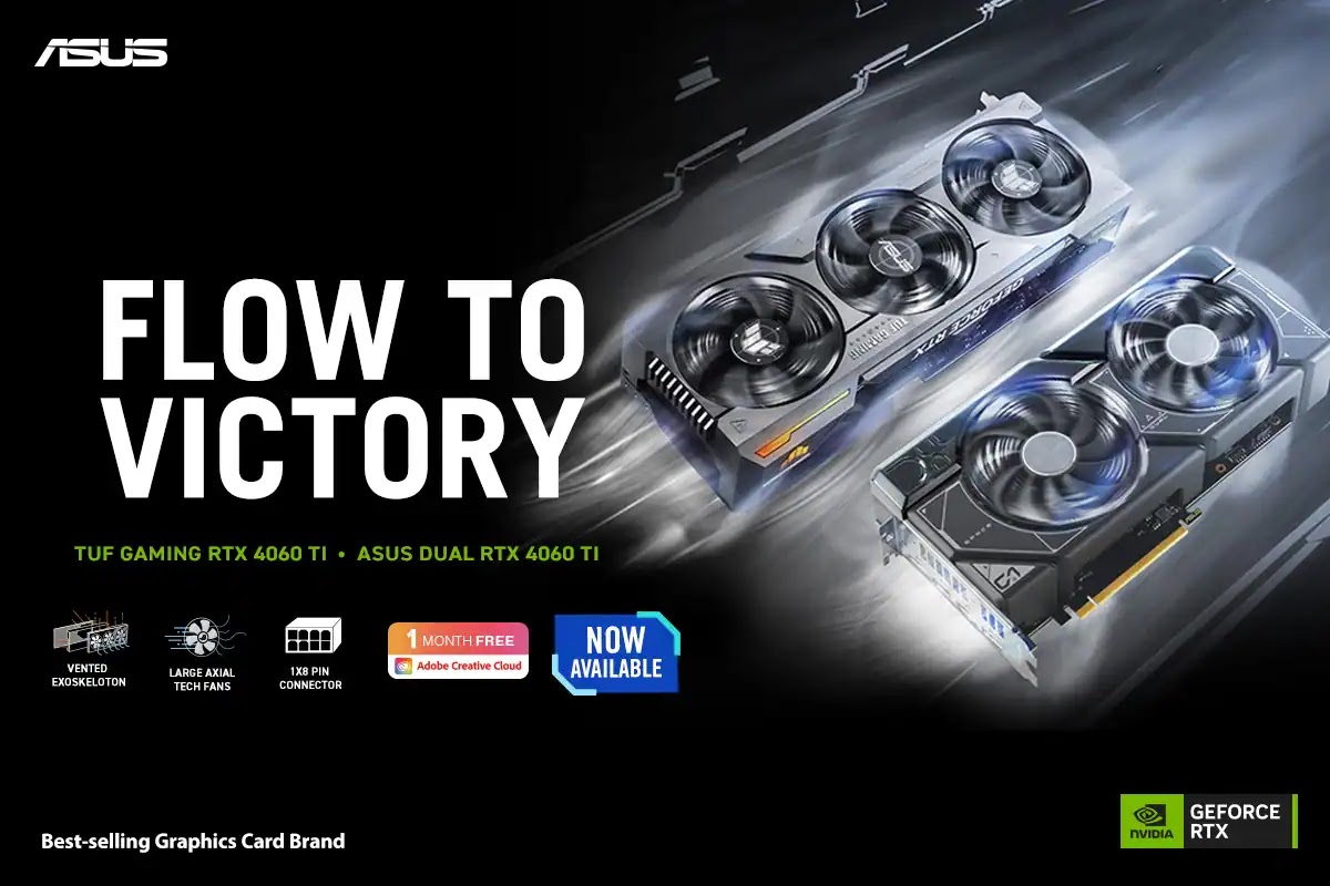 ASUS GeForce RTX 4060 Ti and GeForce RTX 4060 Graphics Cards
