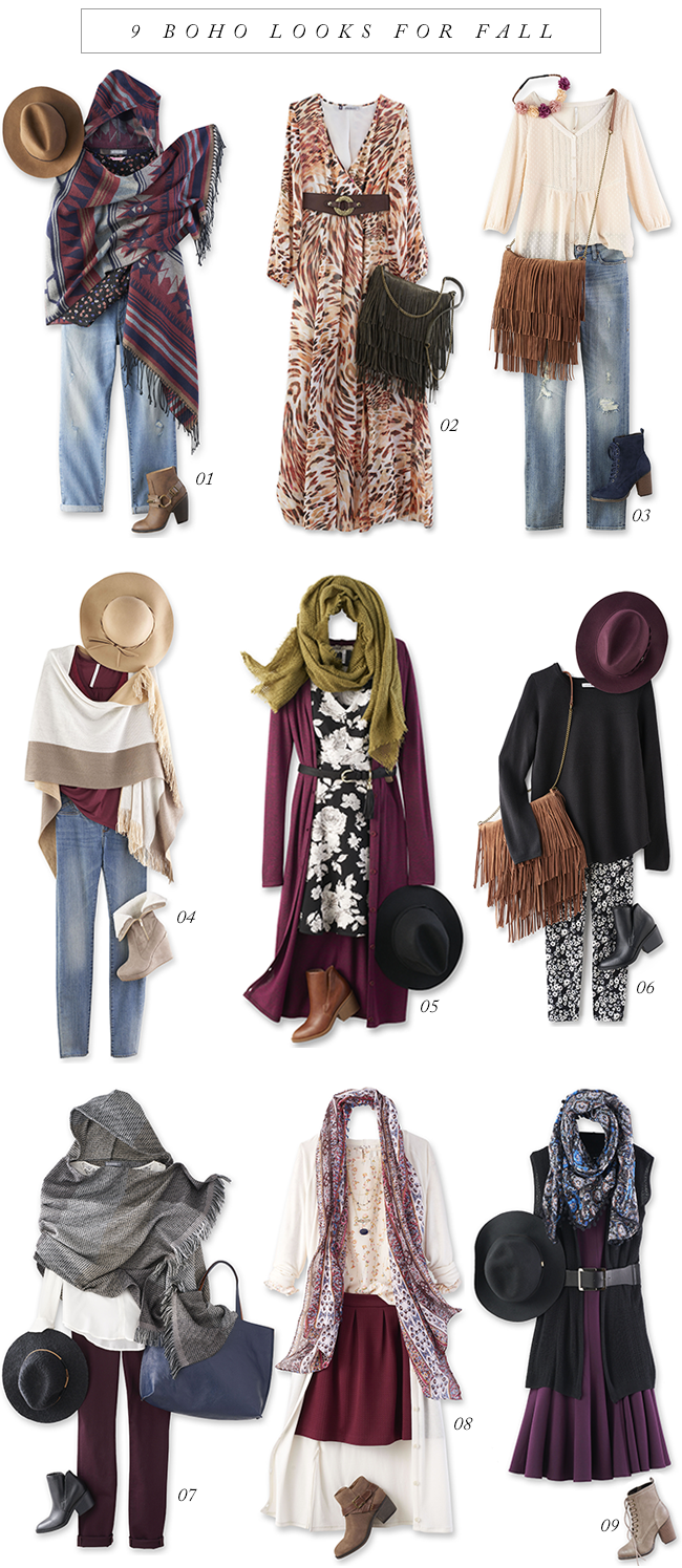 9 Boho Looks for Fall