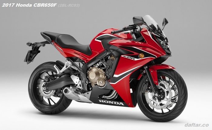 2017 Honda CBR650F 2BL-RC83 (Victory Red)