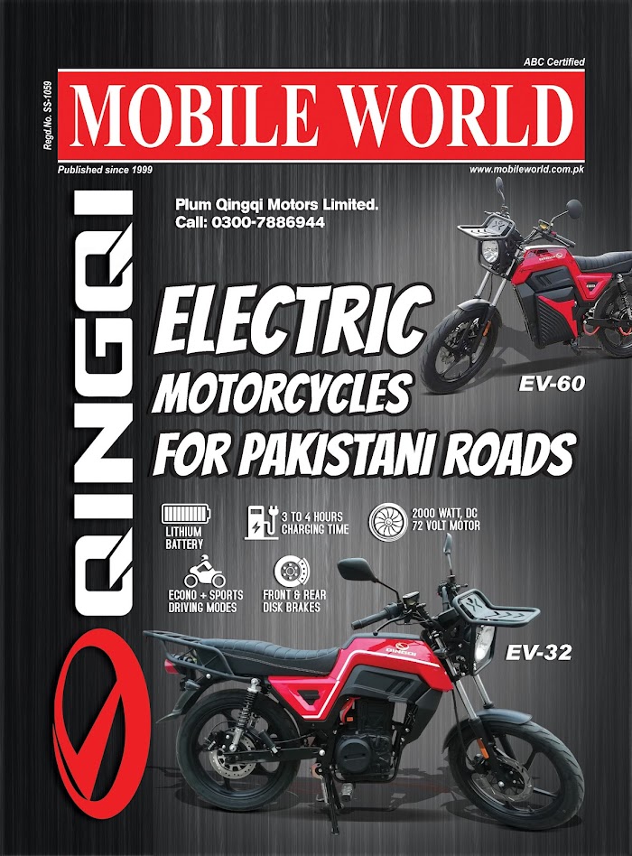 Qingqi Electric Motorcycle for Pakistani Roads