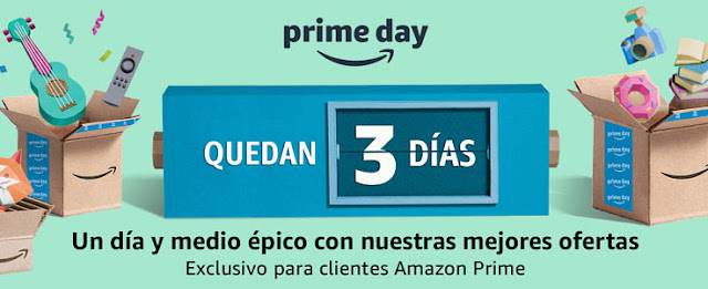 11 ofertas Quedan 3 días para el Amazon Prime Day