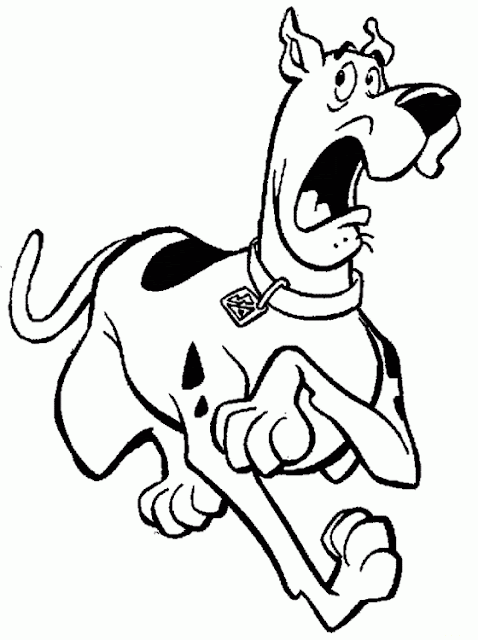 Scooby Doo Colouring Pages