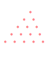 pyramid pattern in Java