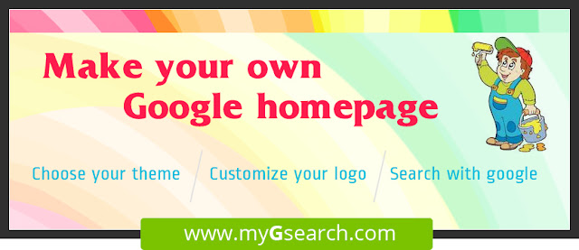 Make your own google homepage with mygsearch.com