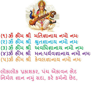 MAA SARASWATI ,GYAN NA PANCH DOHA ,GYAN PANCHAMI- JAIN RELIGION :JAINISM,,GYAN KE PANCH KHAMASANA ,FIVE 5 KHAMASANAS OF GYAN,FIVE 5 KHAMASANAS OF KNOWLEDGE,GYAN KEH PANCH DOHE , 5 FIVE COUPLETS OF KNOWLEDGE GYAN,JAIN RELIGION,JAINISM,SAMKIT SHRADDHA VANTNO UPANYO GYAN PRAKASH BHAV DHARI ULLAS, OM HRIM SHRIM MATIGYANAY NAMO NAMAH,SAMKIT SHRADHA VANTNEH UPANYU GYAAN N PRAKASH PUDMU PUDKUJ TEHANA BHAV DHURI ULAAS. ICHCHHAMI KHAMASAMANO, VANDIUM JAVANIJJAE NISEEHIAE MATTHAEN VANDAMI.OM HRIM SHREE KEVALGYAAN NAMHA,OM RHIM SHREE MATIGYAAN NAMHA ,OM RHIM SHREE SHRUTGYAAN NAMHA,OM RHIM SHREE AVTHIGYAAN NAMHA,OM RHIM SHREE MANHAPARYVGYAAN NAMHA,NAMAH,ARIHANT SIDDHA ACHARYA UPADHAYA,SADHU ,SARVASADHUBHAYA,SENSORY KNOWLEDGE (MATI GYAN),STUDY KNOWLEDGE (SRUT GYAN),REMOTE KNOWLEDGE (AVADHI GYAN OR CLAIRVOYANCE),MIND READING KNOWLEDGE (TELEPATHY OR MAN PRAYAYA GYAN),OMNISCIENCE (KEWAL GYAN),Avdhigyaan,Gyaan Pancham Tap Vidhi,Gyan Pancham,Gyan Panchami,Jain Gyan Panchami Festival,Kevalgyaan, Manhaparyvgyaan, MatigyaanShrutgyaan