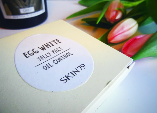 SKIN79 - EGG WHITE JELLY PACT - OIL CONTROL TŁUSTA CERA, ROZSZERZONE PORY