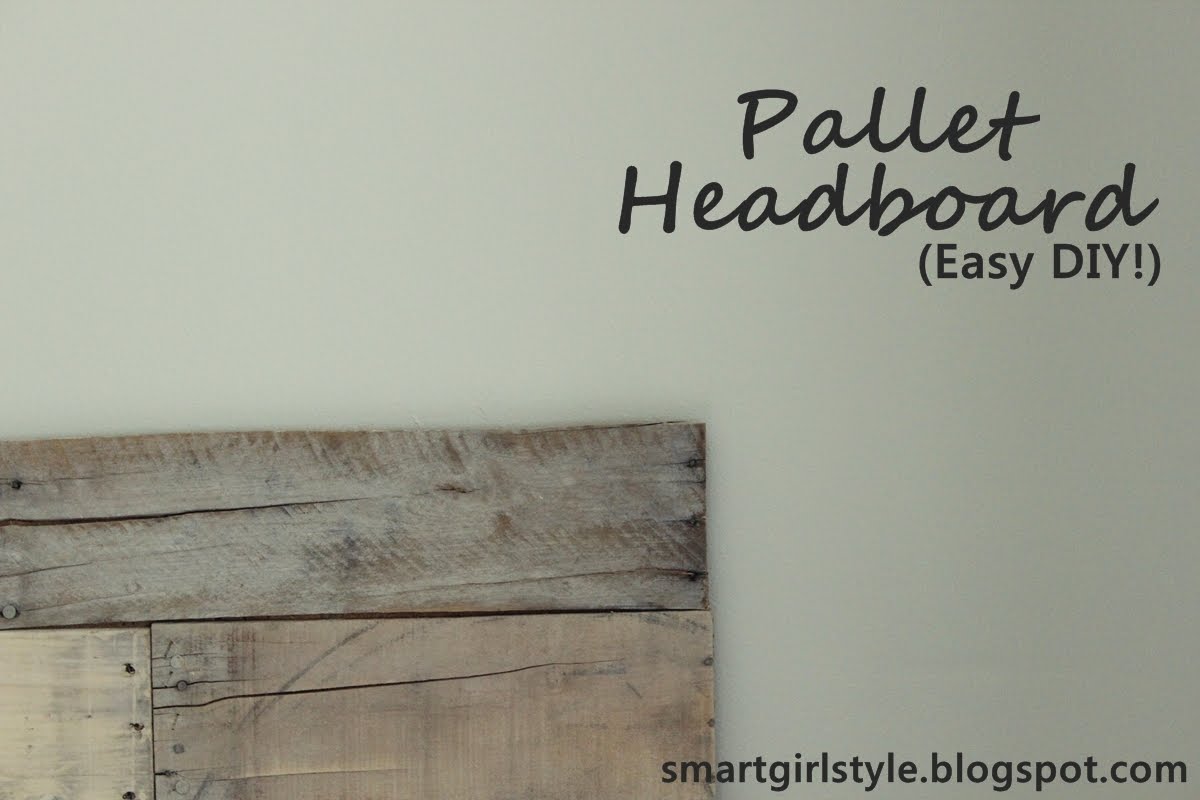 DIY Wood Pallet Headboard