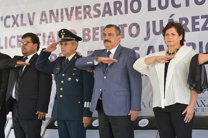 Conmemora Gobierno Municipal CXLV Aniversario Luctuoso de Benito Juárez
