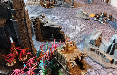 Warhammer 40k battle report: Death Guard vs Chaos Daemons, 500pts