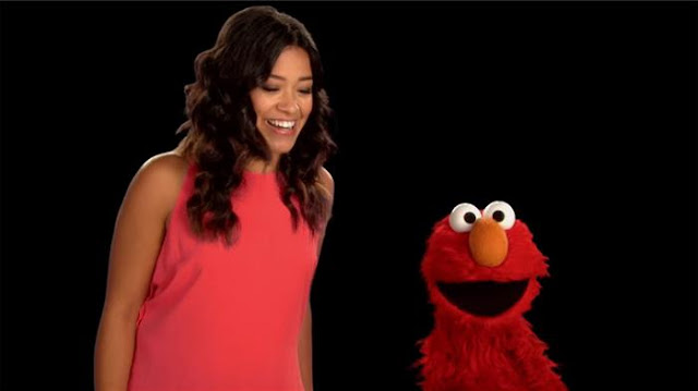 Sesame Street Episode 4807. Gina Rodriguez and Elmo introduce the Spanish alphabet.