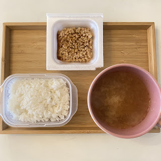 白米と納豆と味噌汁