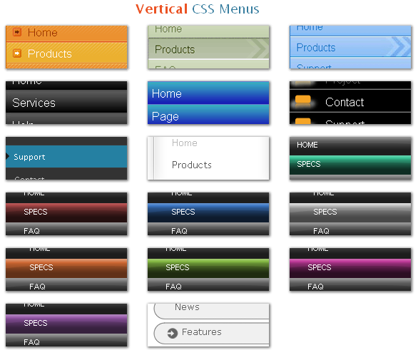 Add Vertical Multi Level CSS Menus in Blogger