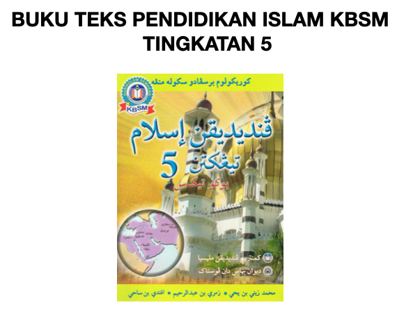 Phdiari Muslieah Buku Teks Pendidikan Islam T5 Kbsm