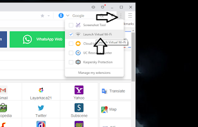 How to create a WiFi hotspot in a web browser UC Browser