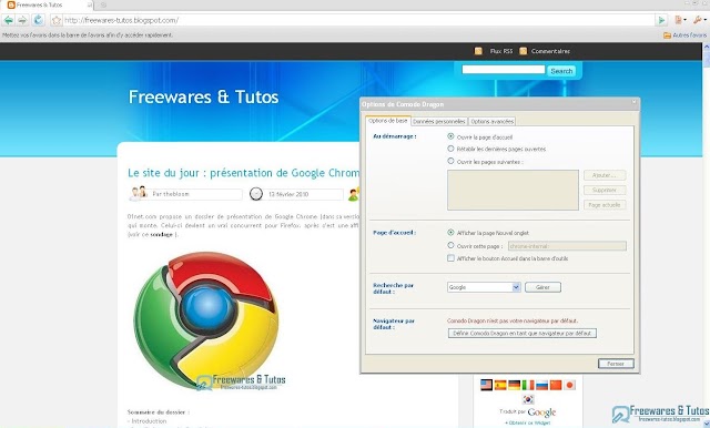 Comodo Dragon Internet Browser : un nouveau navigateur internet