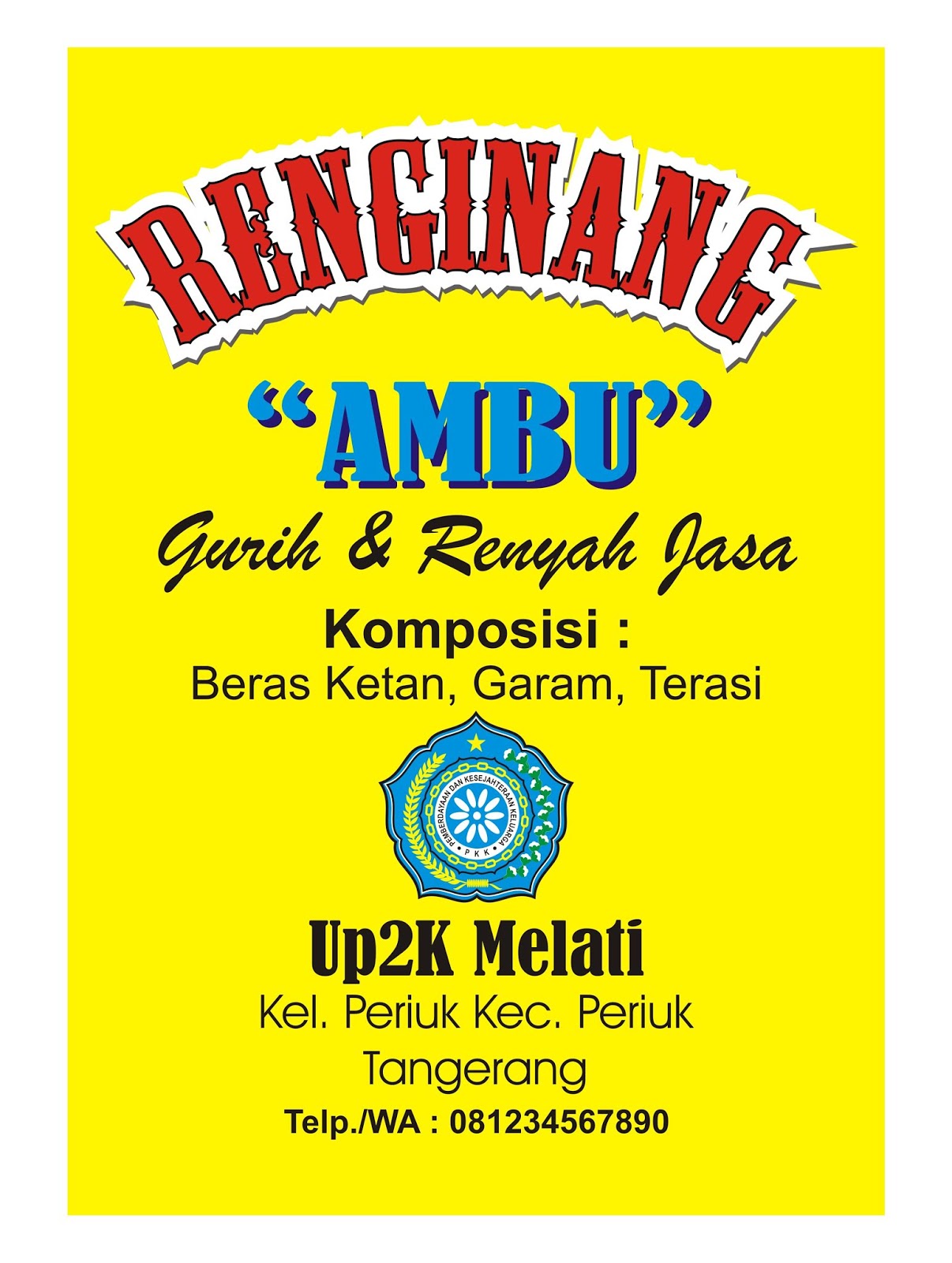 Contoh Desain Grafis Stiker  Label Makanan  Ringan Format 