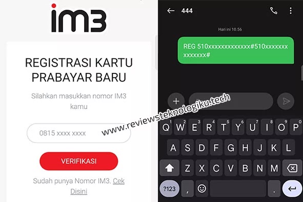 cara registrasi kartu indosat lewat sms dan online