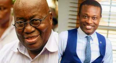 Left: The Ghanaian president, Nana Akufo Addo, and right: the nominee for the appointment of the Special Prosecutor