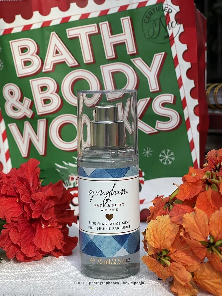 gingham bath and body works