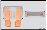 Image of a blown fuse