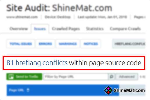 how to add hreflang conflicts within page source code