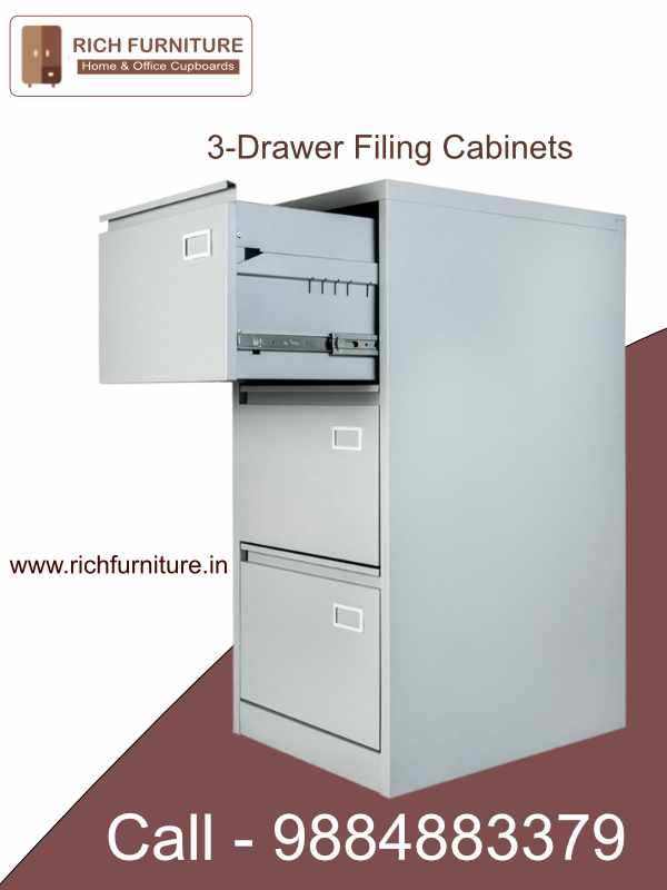 3-Drawer Filing Cabinets in Chennai