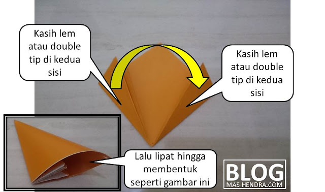 Cara Mudah Membuat Bunga Dari Kertas Origami - Blog Mas Hendra