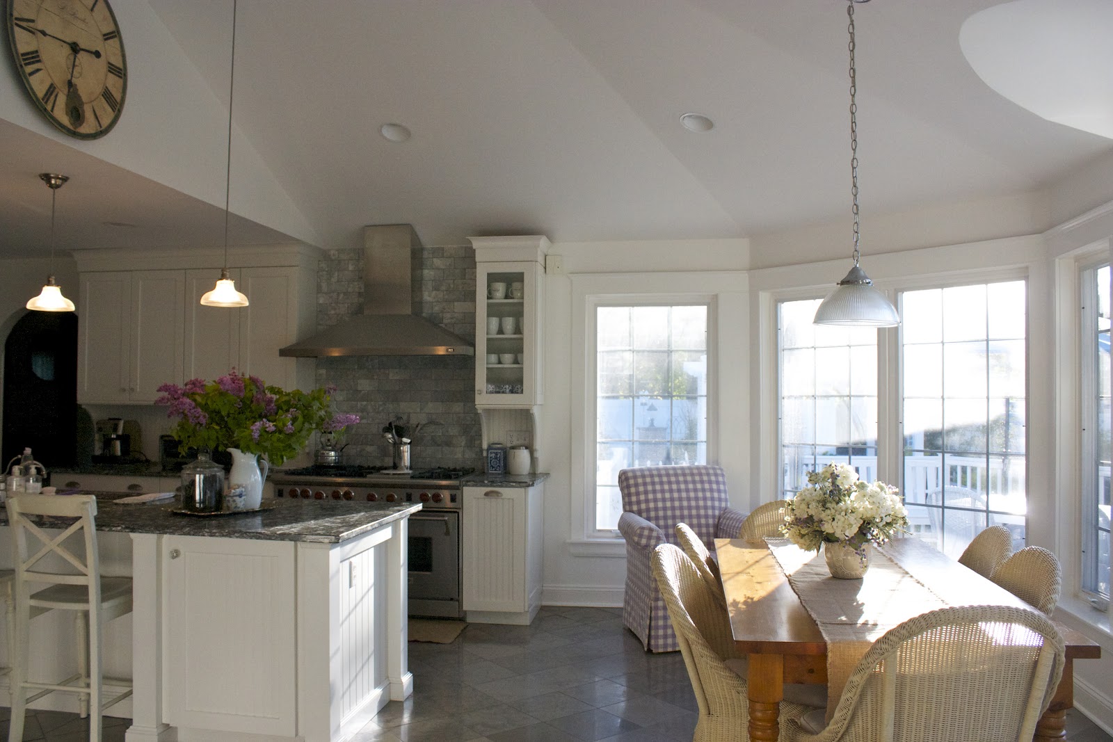 Lees Hideaway Kitchen Subtle Transformation Lavender To Simply White