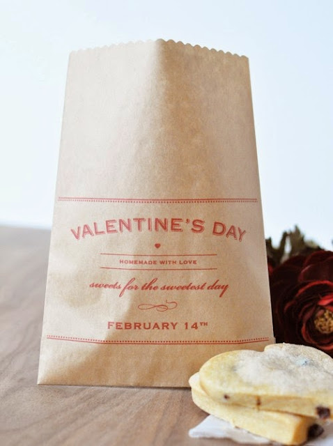 imprimible bolsas de San Valentin, Free Printable Valentine bag