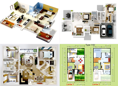 Desain Rumah Minimalis 3 Kamar Tidur