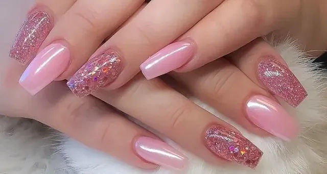 Pink Jelly Nails