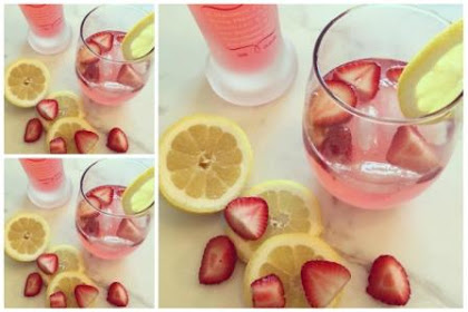 Resep Soda Lemon Strawberry Segar Praktis Dibuat