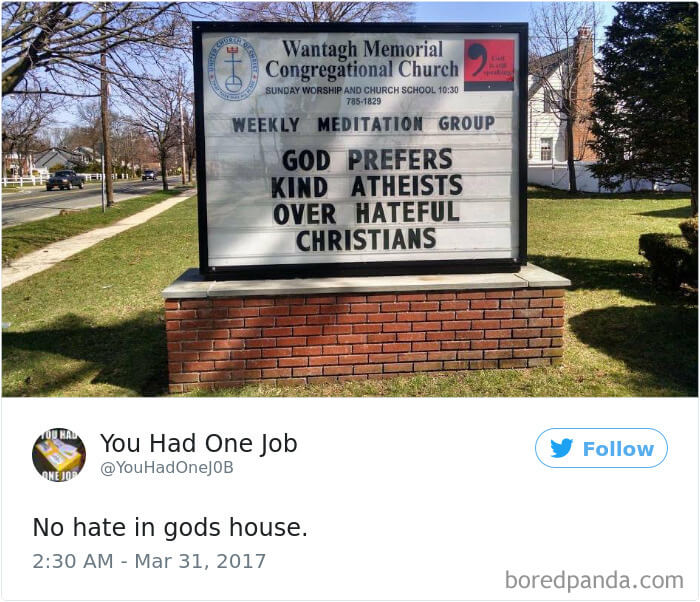 30 Humorous Church Signs That Made Us Laugh And Think At The Same Time