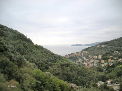 Mediterranean in Italy, cloudy day