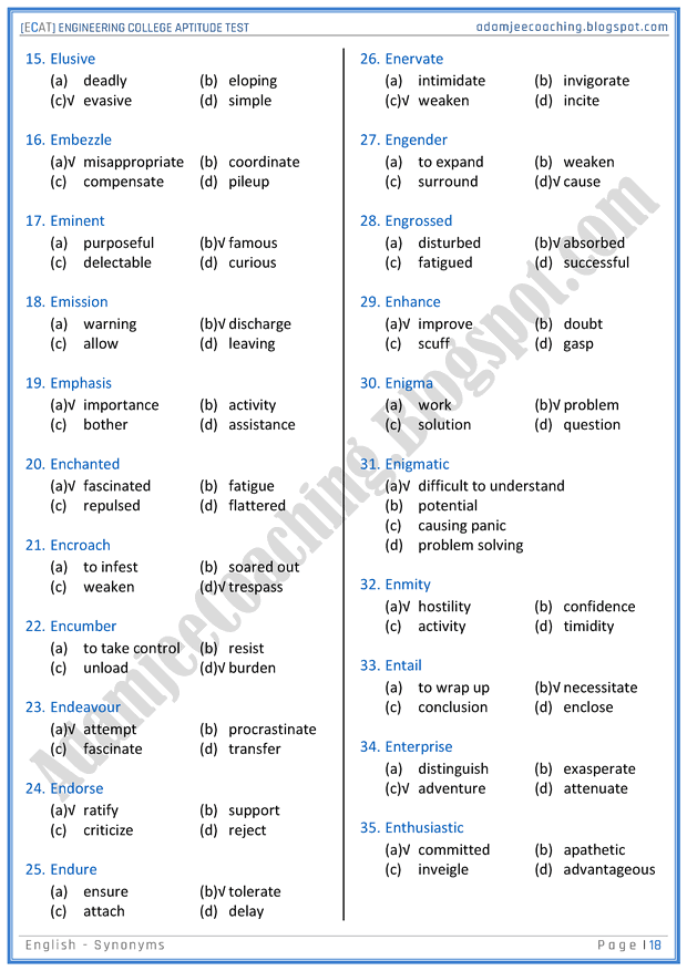 ecat-english-synonyms-mcqs-for-engineering-college-entry-test