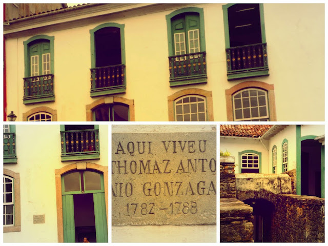 Casa onde viveu Tomás Antônio Gonzaga em Ouro Preto - MG