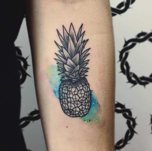 tatuagens de abacaxi
