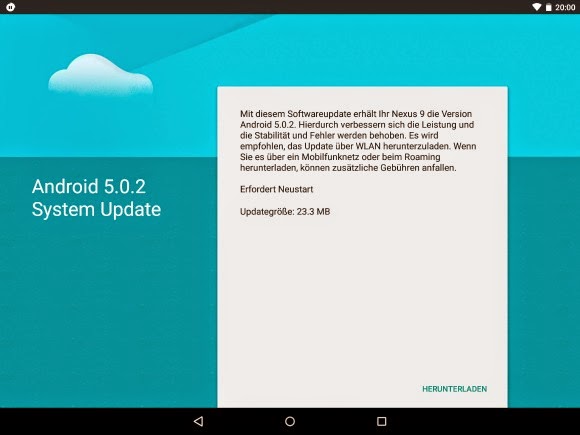 News : HTC Nexus 9 gets Android 5.0.2 update while waiting for 5.1.1