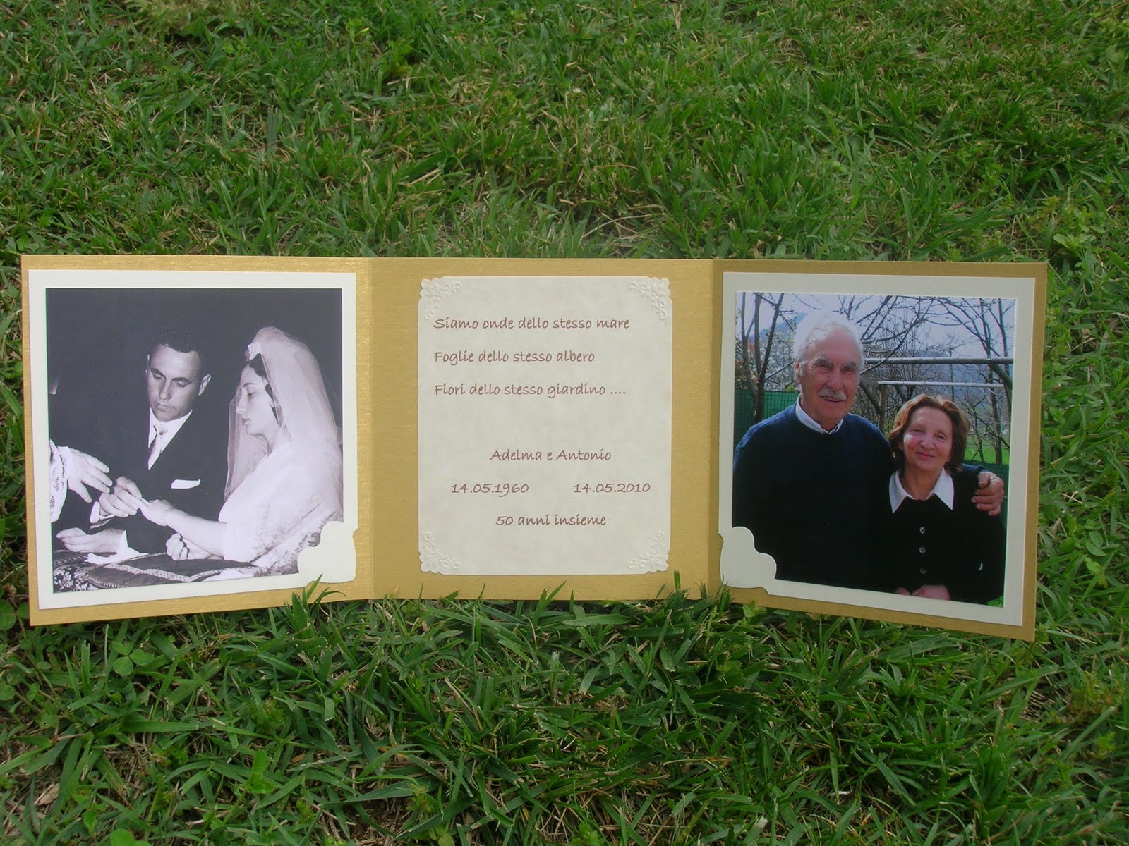 Biglietti per il 50° anniversario di matrimonio