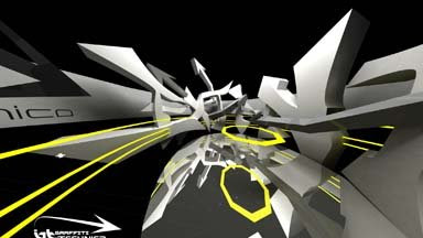 digital arrow graffiti