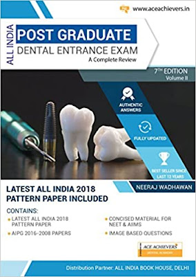 All India Post Graduate Dental Entrance Examination by Neeraj Wadhawan - 7th edition pdf free download