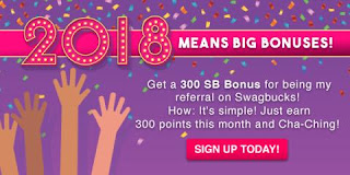 2018 Swagbucks Bonus with abitosunshine 