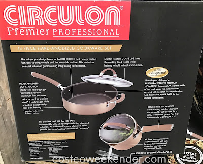 Costco 986008 - Circulon 13 piece Hard-Anodized Cookware Set: great for any chef or home cook