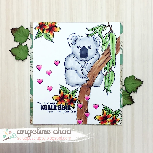 ScrappyScrappy: Down Under - Australia with JLO Stamps #scrappyscrappy #jlostamp #stamp #card #cardmaking #australia #newzealand #downunder #copic #coloring