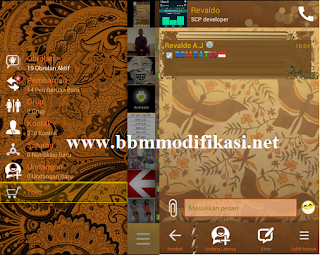 Download BBM Mod Tema Batik v3.0.1.25 apk Terbaru