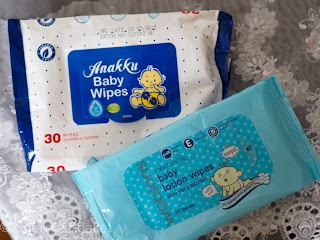 Watsons Moisturising Baby Lotion Wipes Aloe Vera Extract, Anakku Baby Wipes